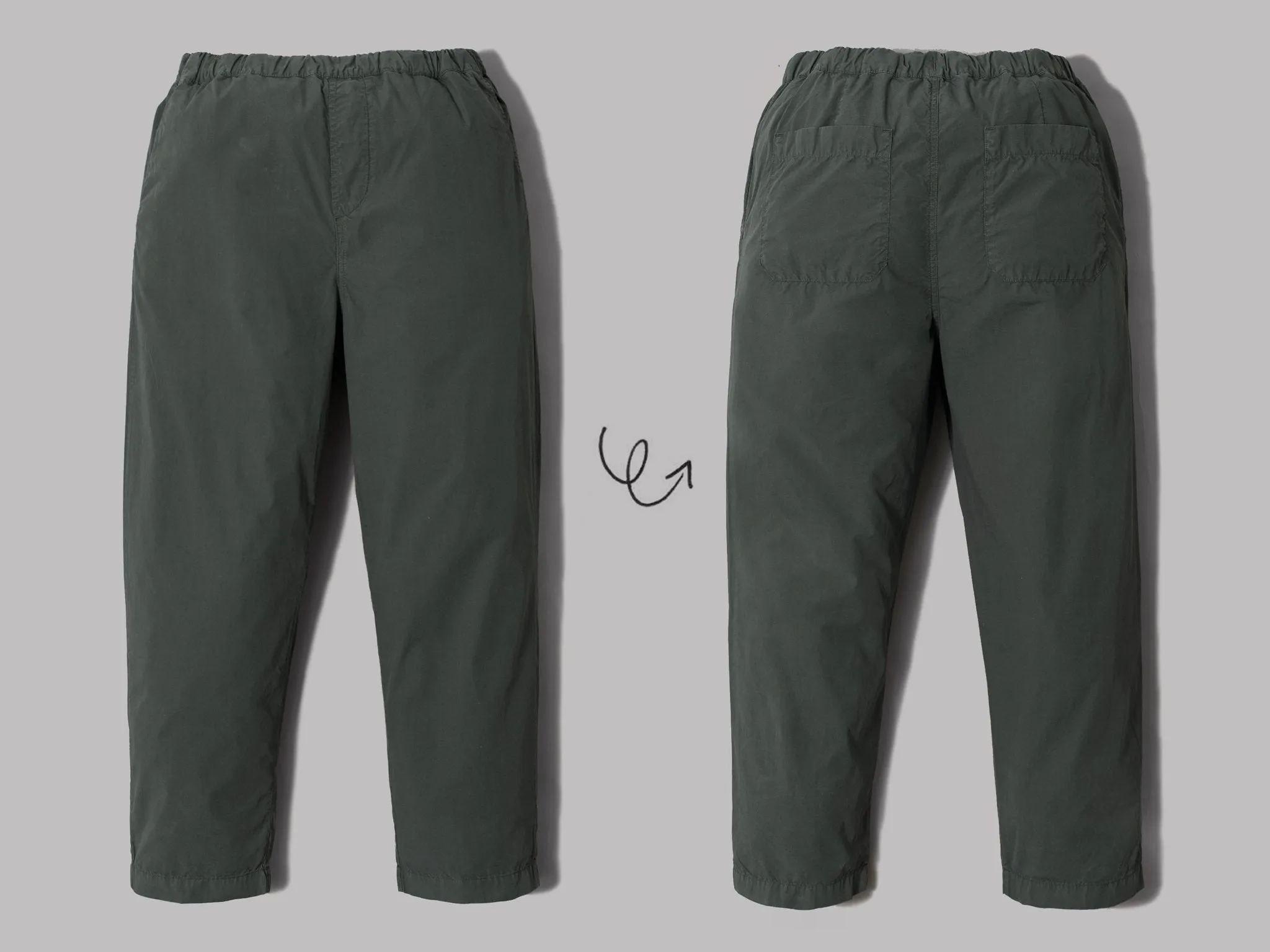 Albam Havana Drawstring Trouser (Seaweed Green)