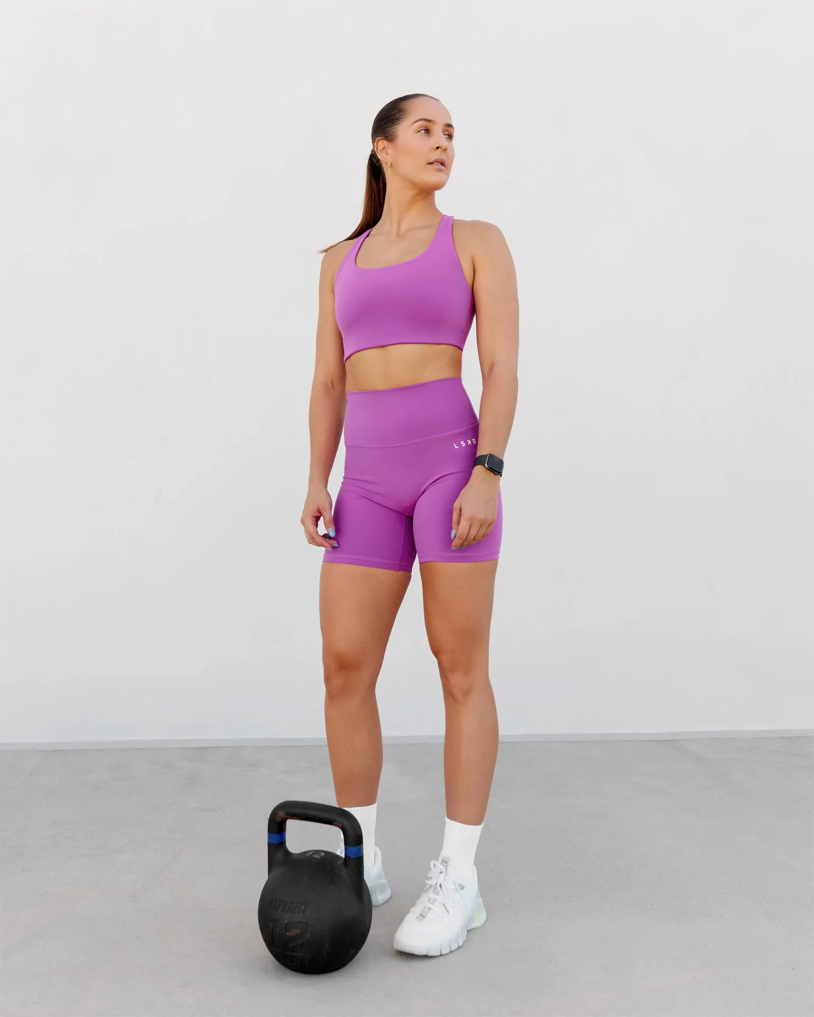 Base 2.0 Mid-Length Shorts - Hyper Violet