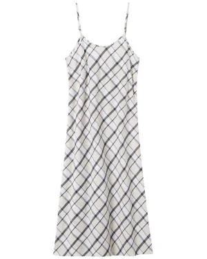 Blue Check Wiley Cami Dress