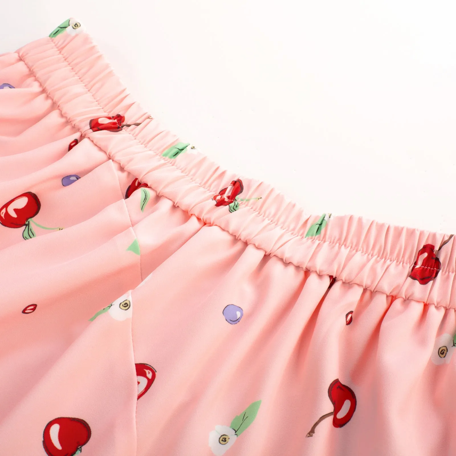 BP Women Vintage Irregular Hem Skirt Elastic Waist Mid-Calf Swing Skirt