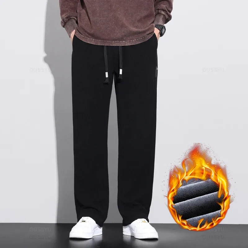 Brand Clothing Corduroy Pants Elastic Waist Sweatpants