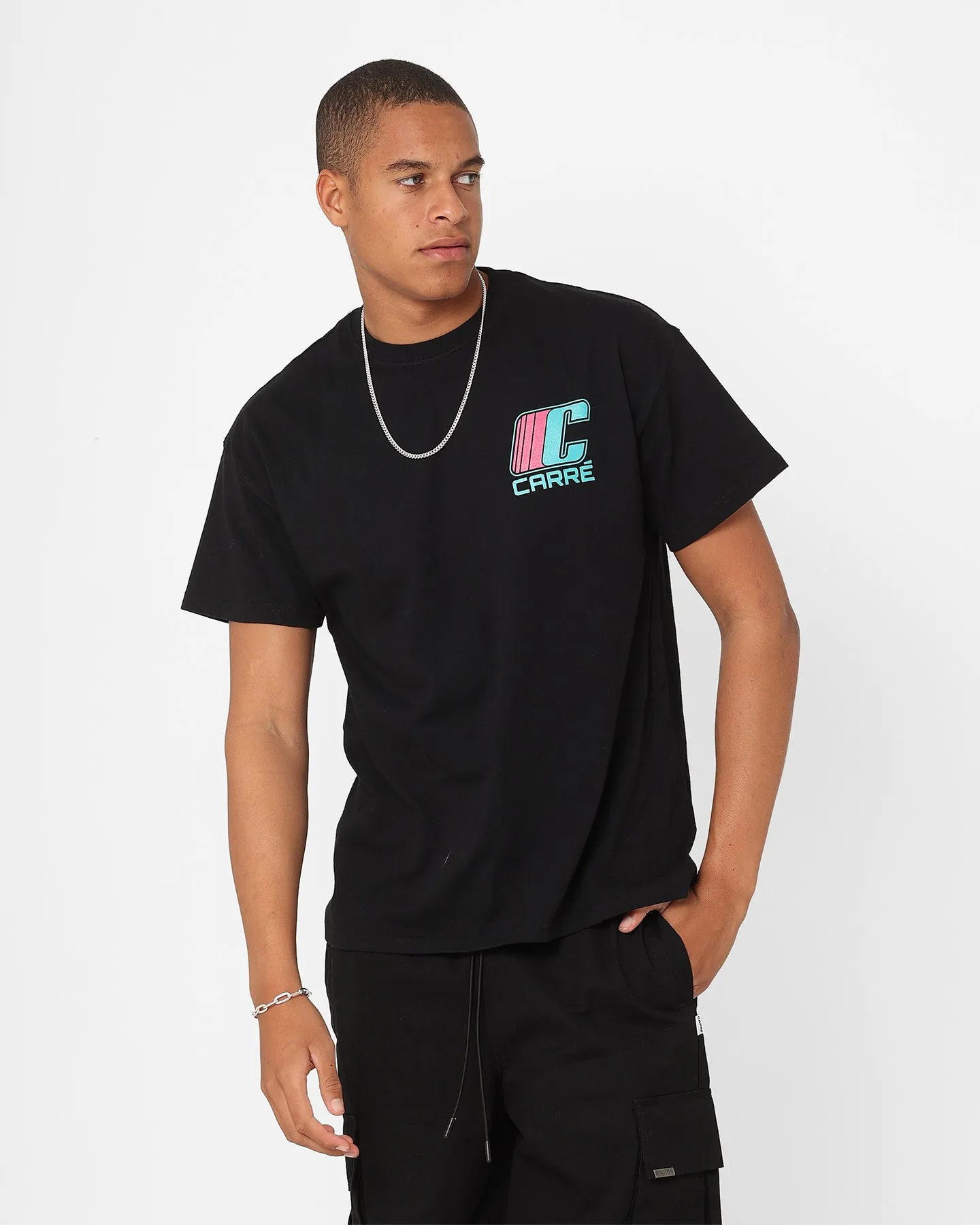 Carre Speed Oversized T-Shirt Black
