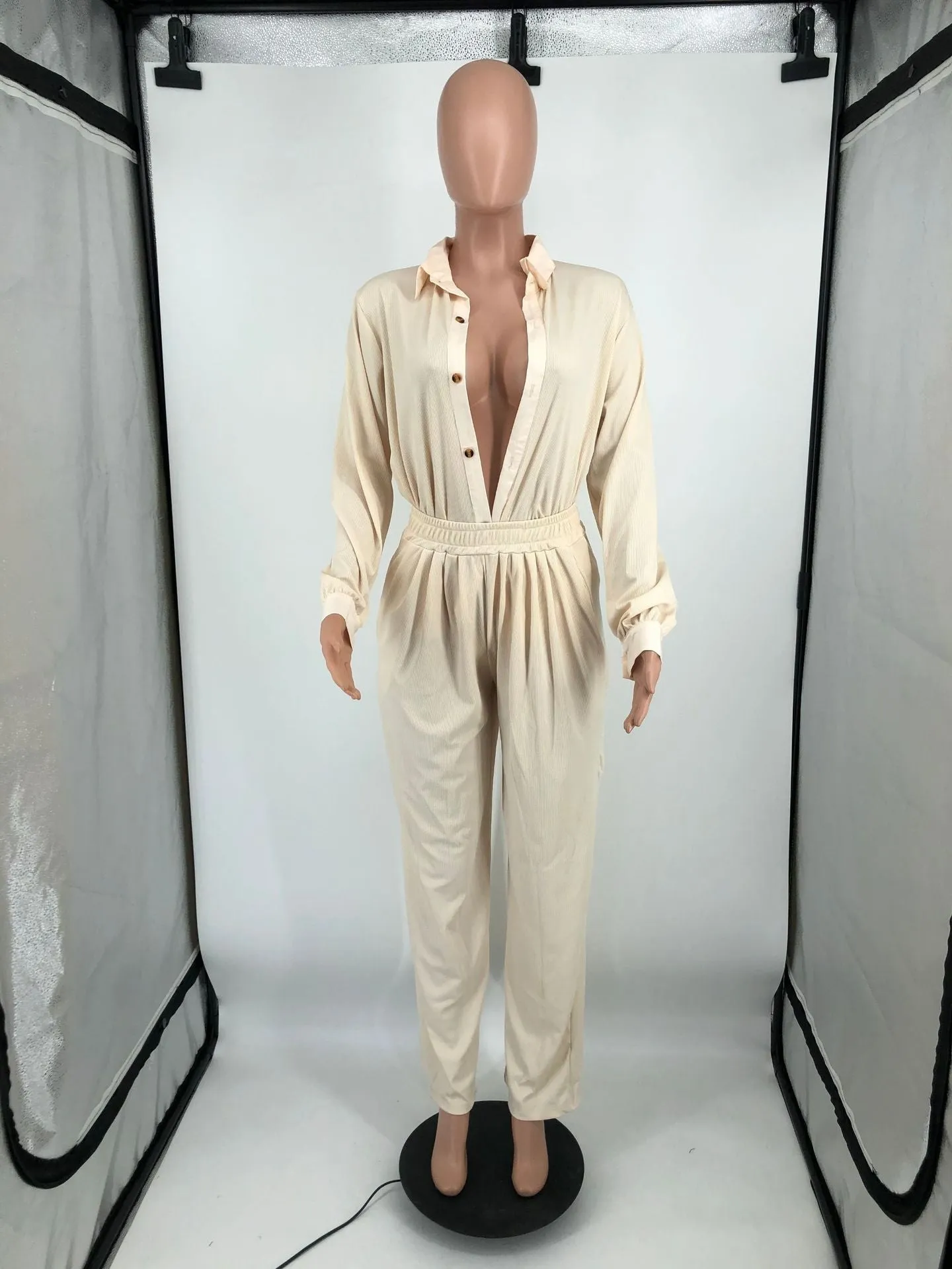 Casual loose two-piece set (without belt) AY2635