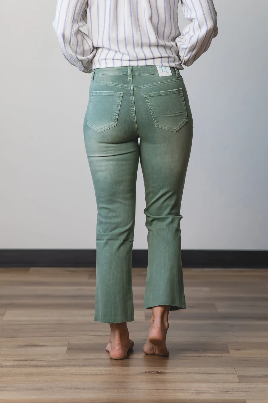 Cropped Straight Colored Denim (Grace & Lace)