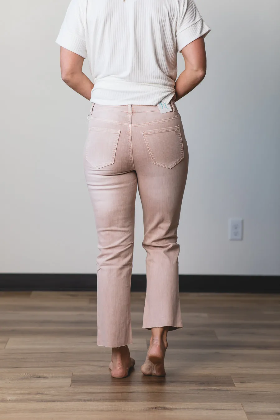 Cropped Straight Colored Denim (Grace & Lace)