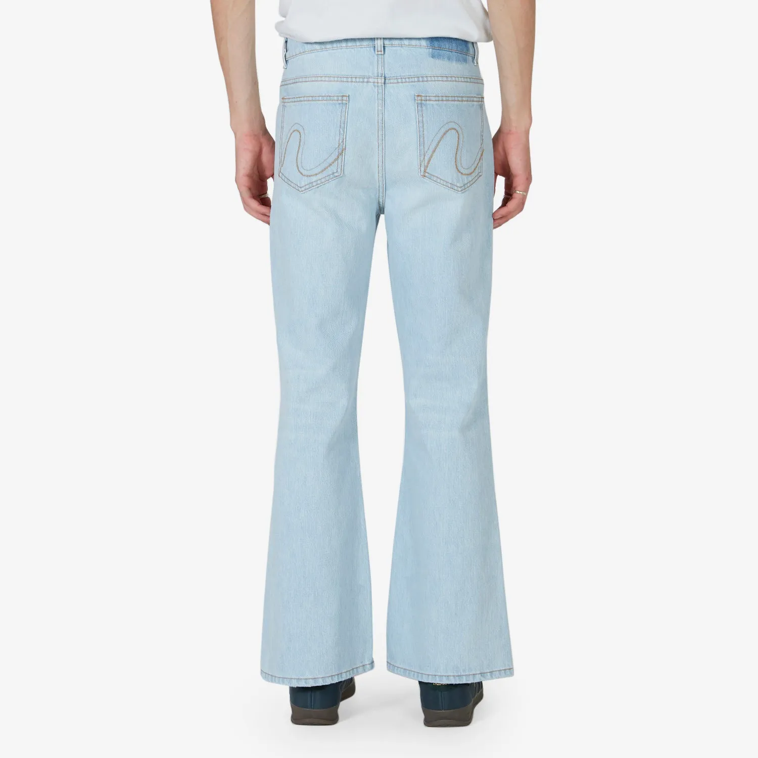 Distressed Denim Pant Light Blue
