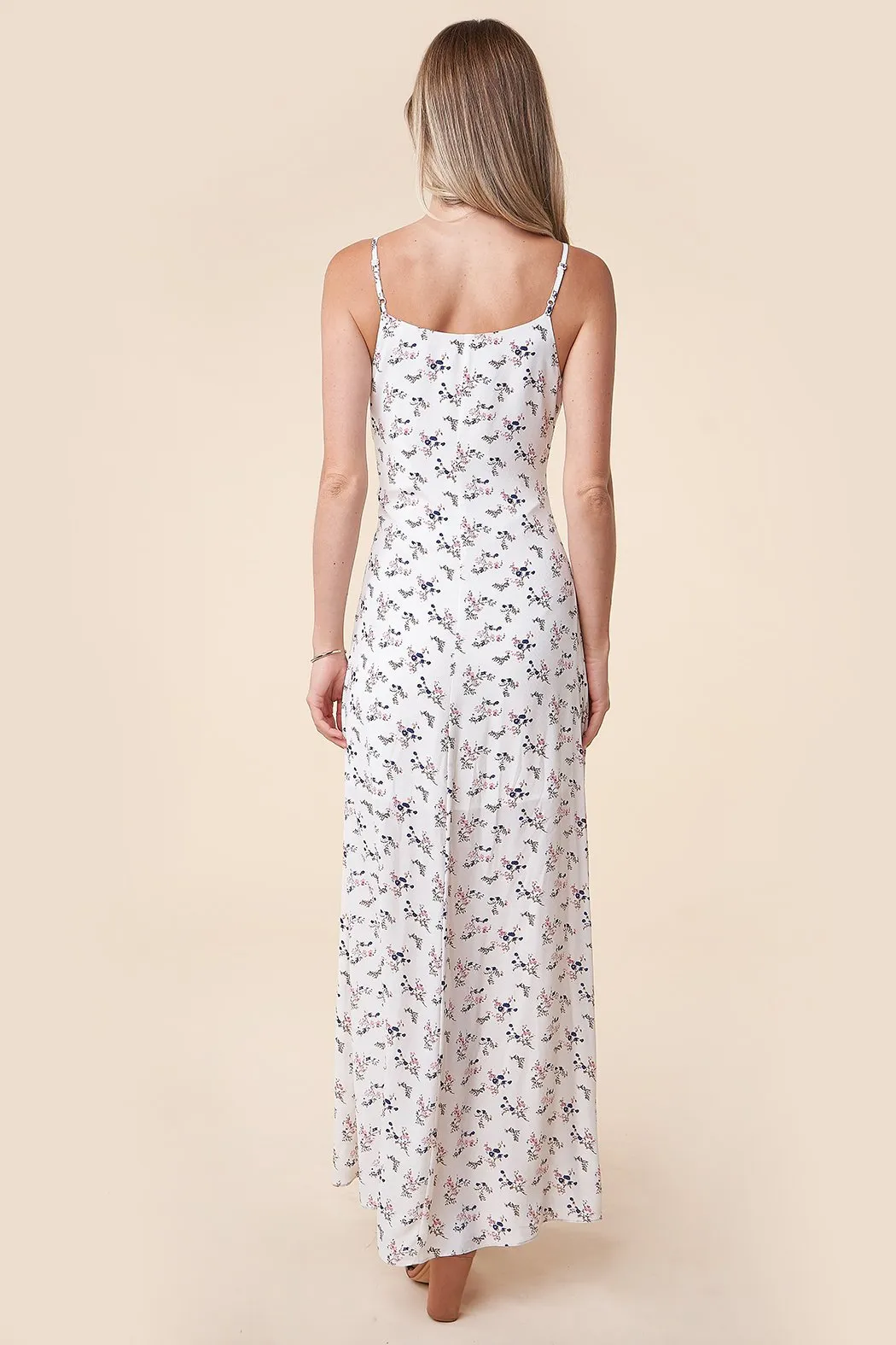 Everlasting Romance Floral High-Low Maxi Dress