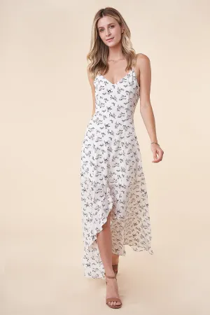 Everlasting Romance Floral High-Low Maxi Dress