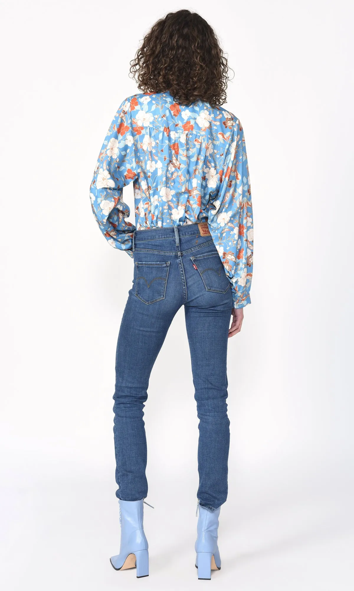 Felina Floral Button Up Blouse