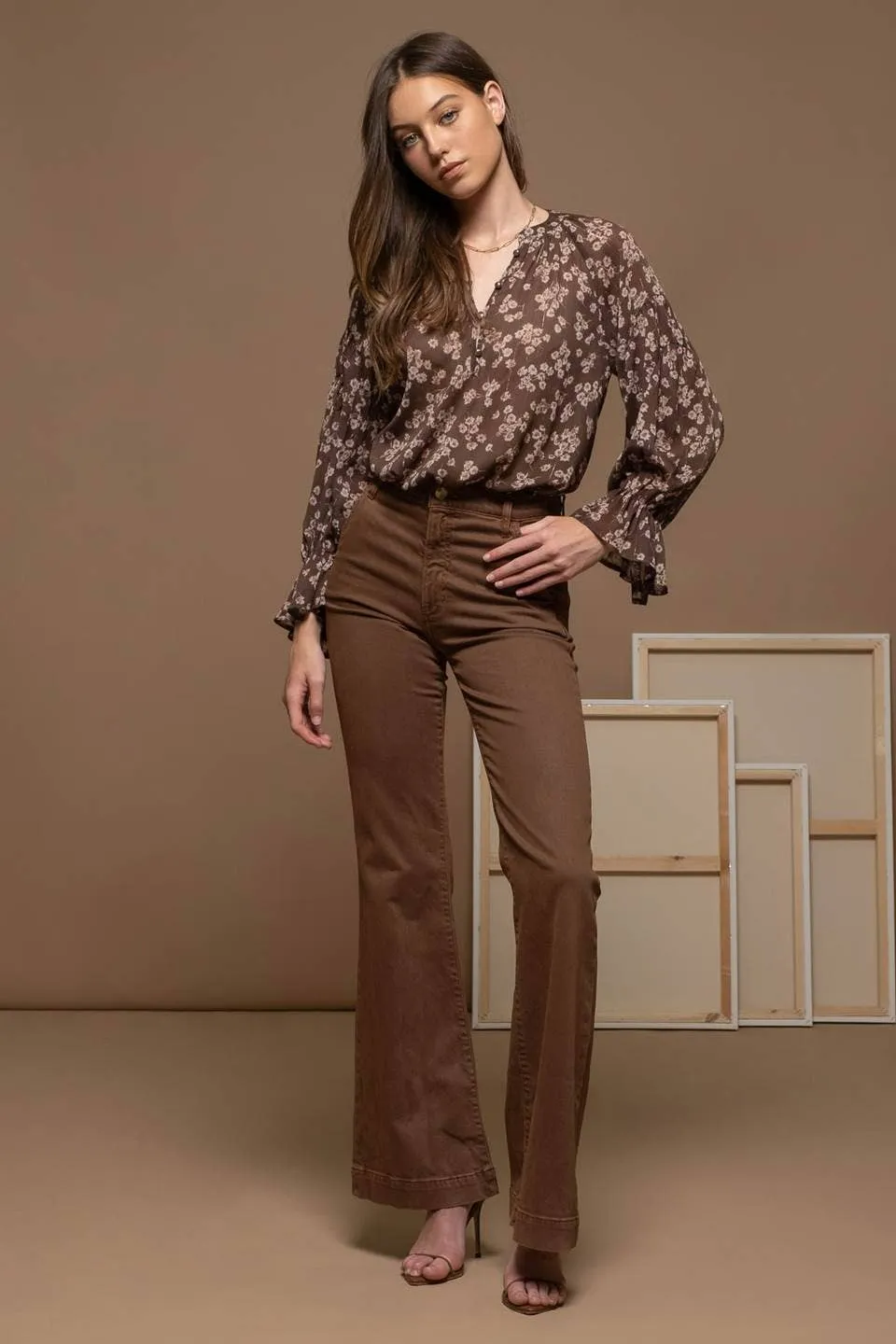 Floral Long Sleeve Blouse