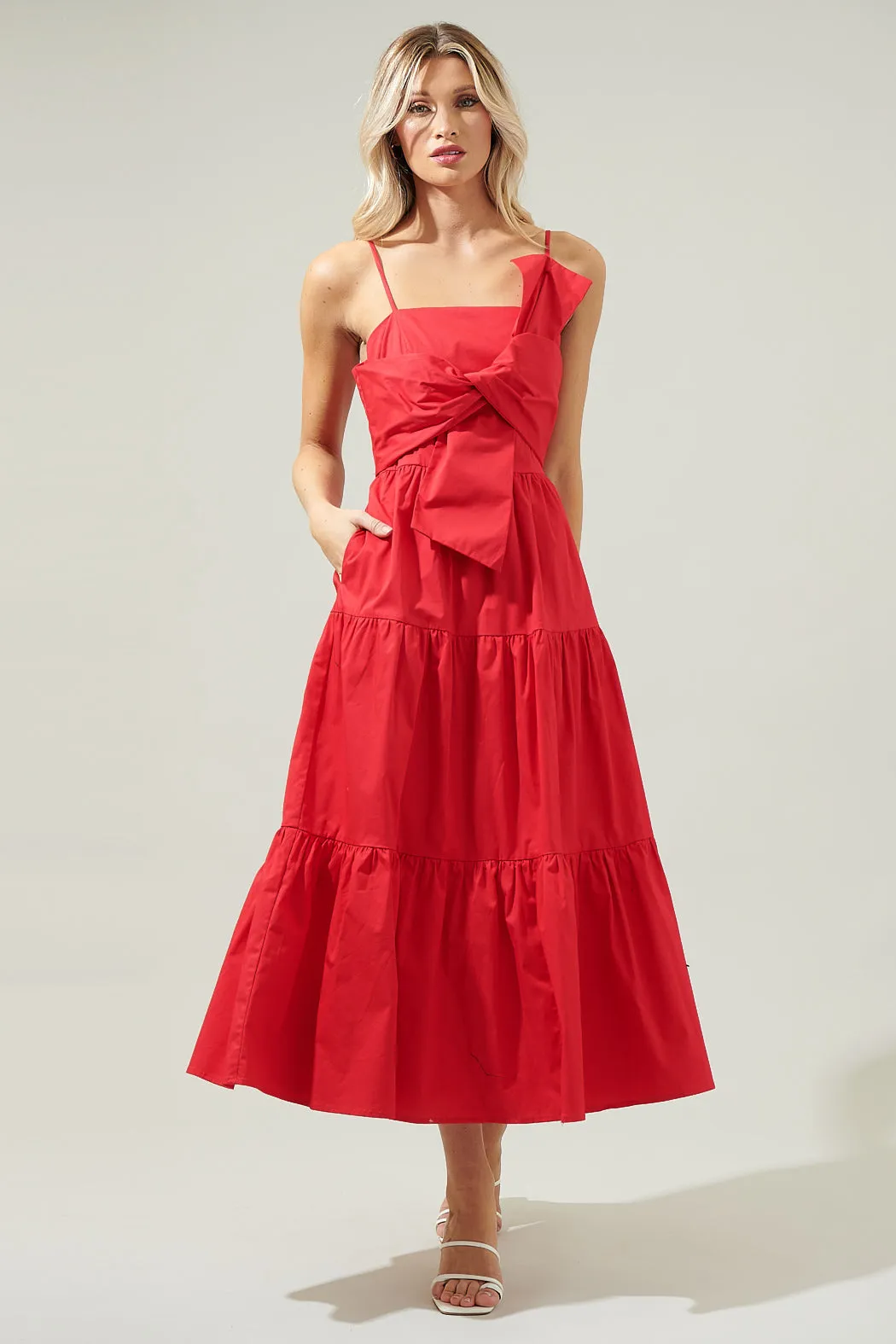 Helene Tiered Cami Maxi Dress