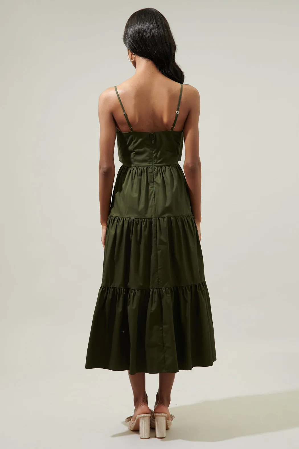 Helene Tiered Cami Maxi Dress