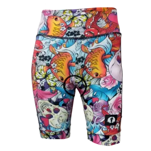 High Waist LADIES Cycling Shorts - Ed Hardy