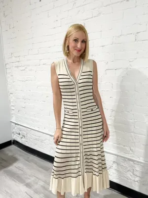 Kara Stripe Knit Dress