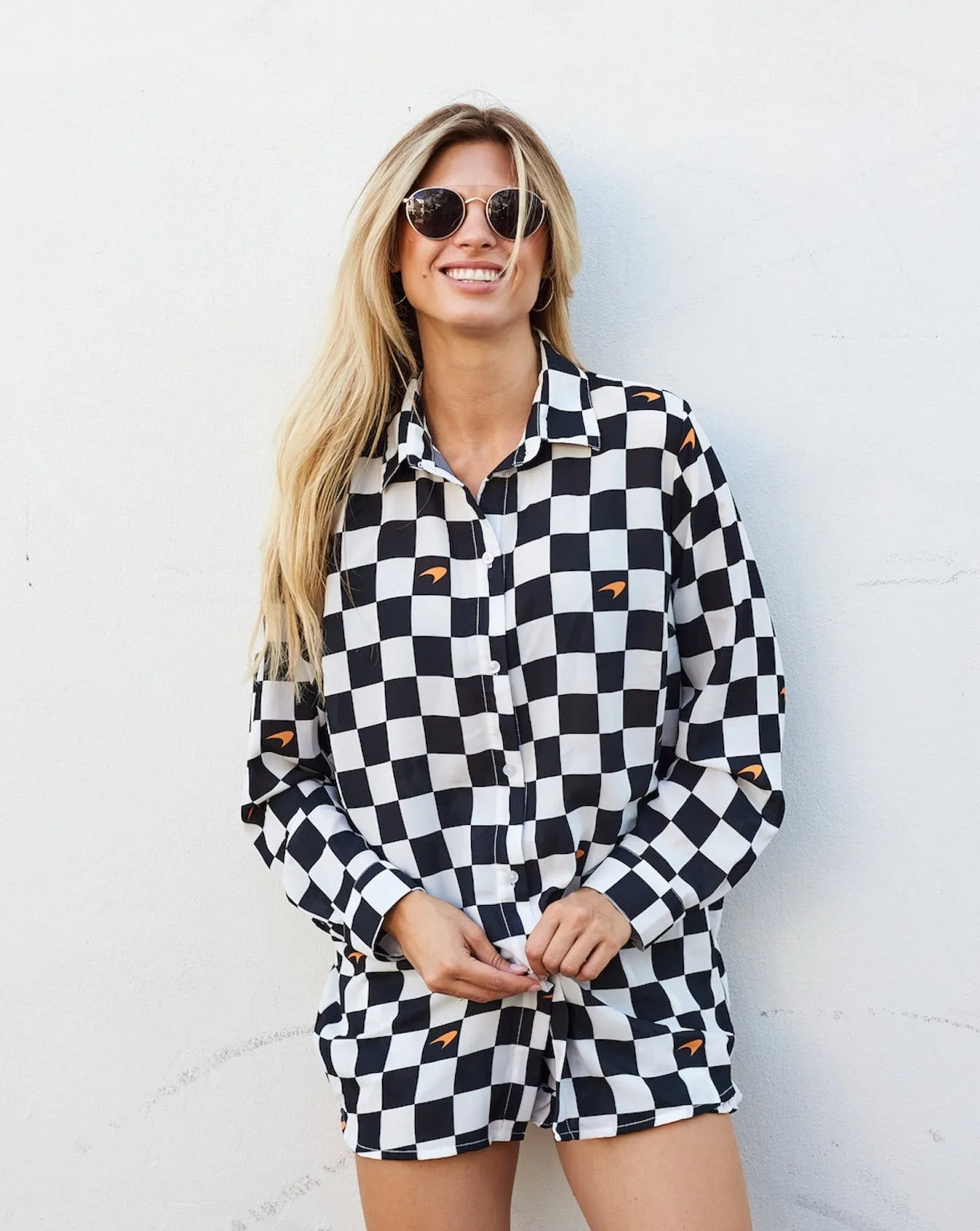 Kenny Flowers x McLaren Formula 1 Team - The Sand Prix Women's Long Sleeve Resort Shirt