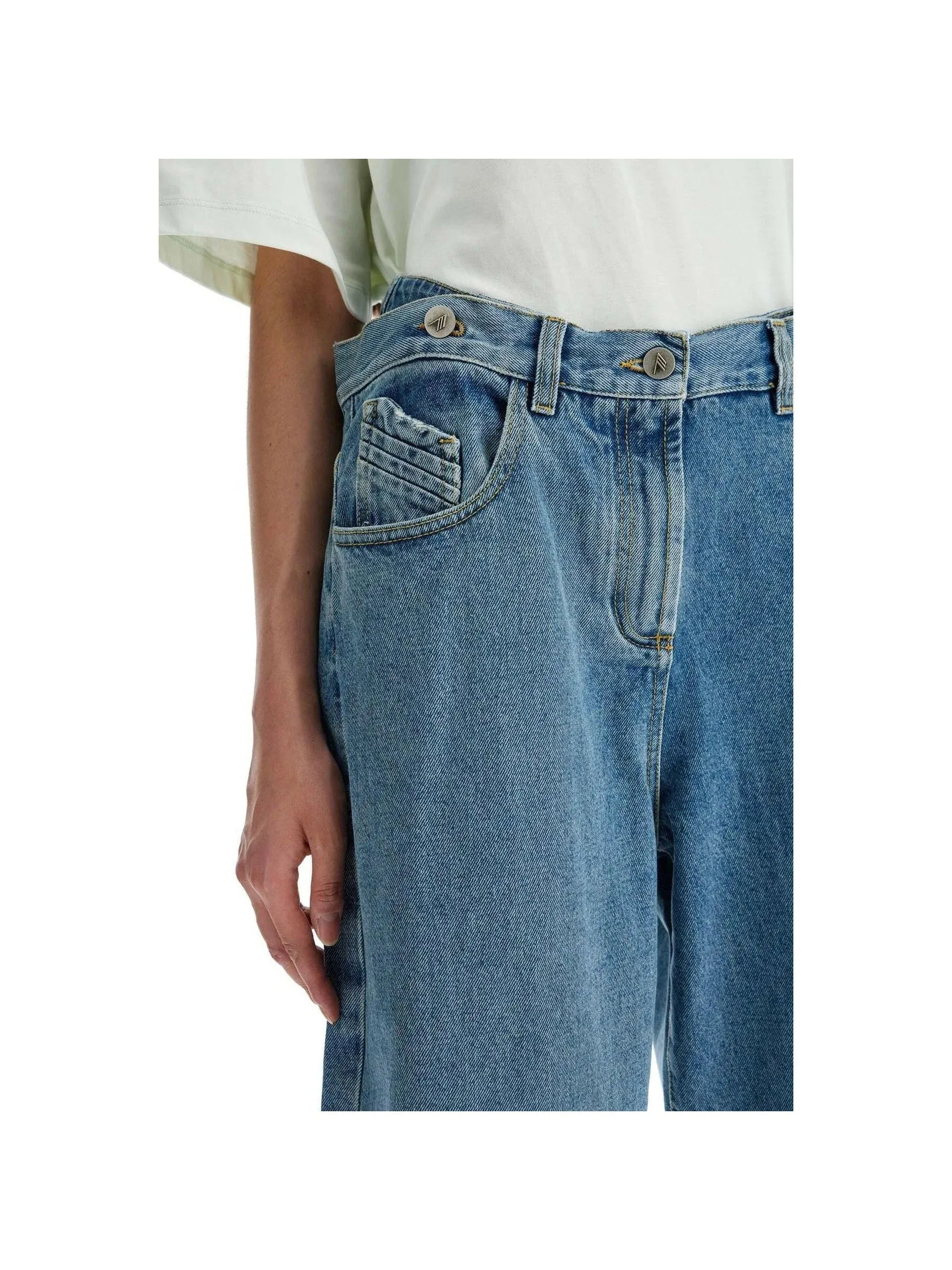 Layered Baggy Denim Jeans