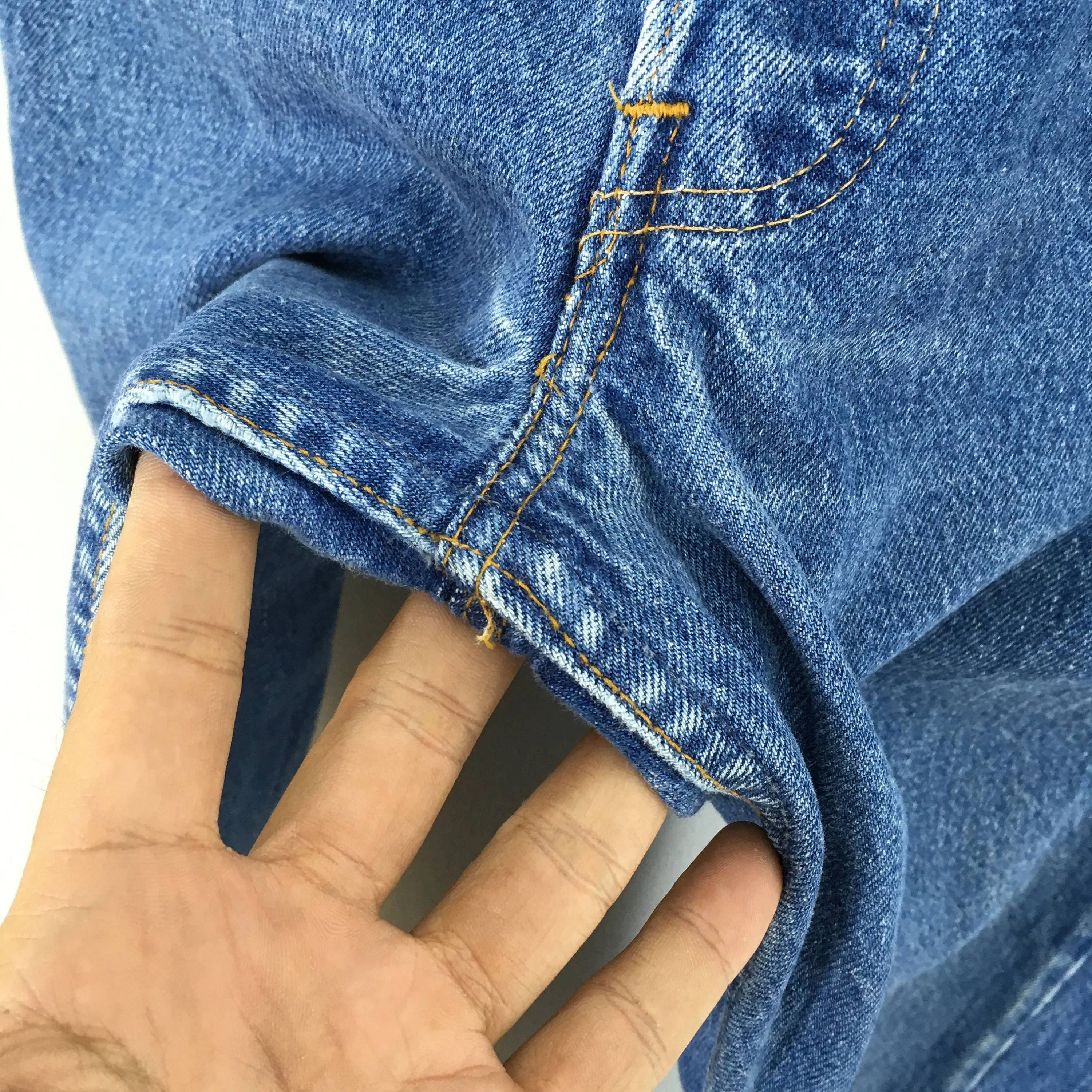 Levi's 501 Indigo Blue Jeans Stonewash Size 28x25
