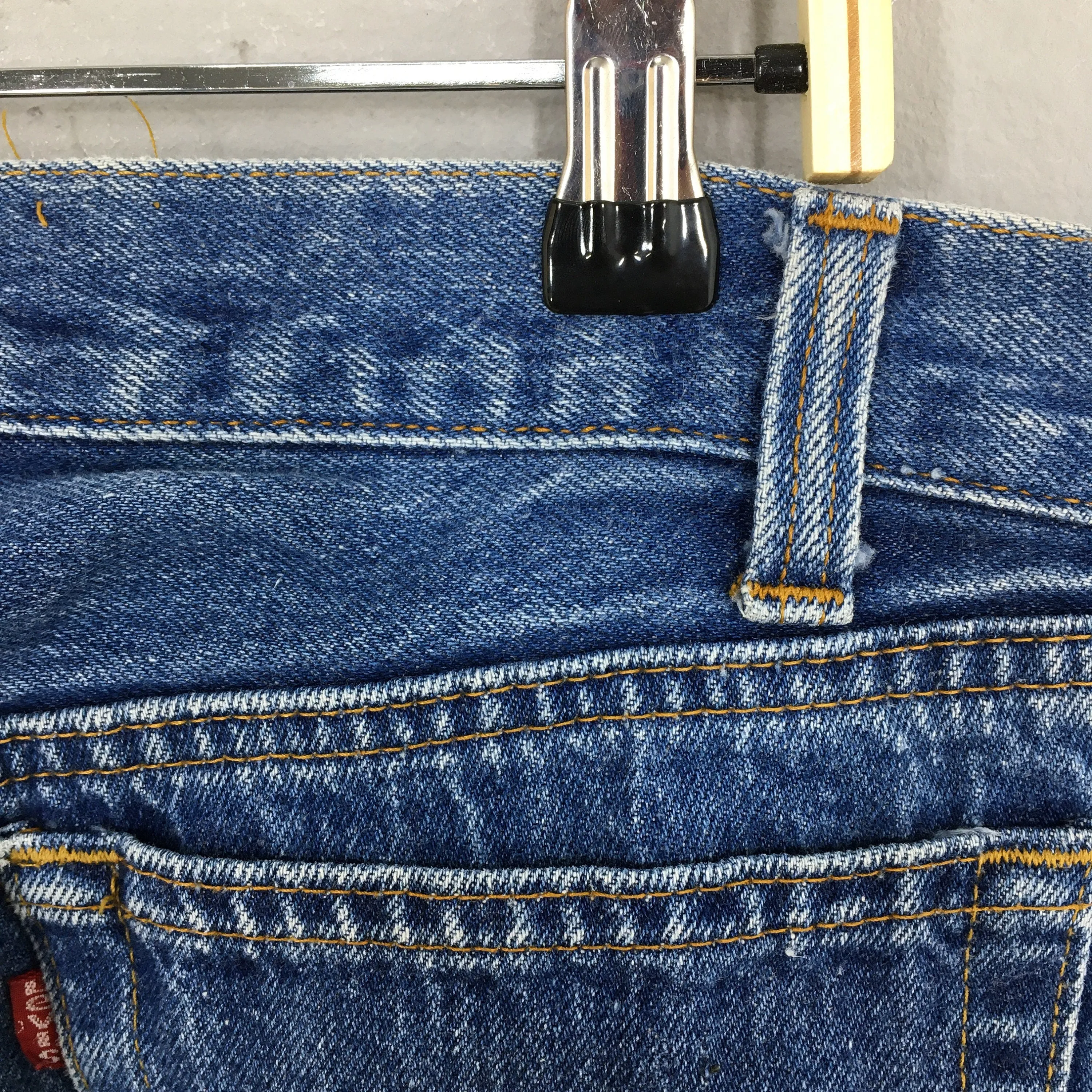 Levi's 501 Indigo Blue Jeans Stonewash Size 28x25