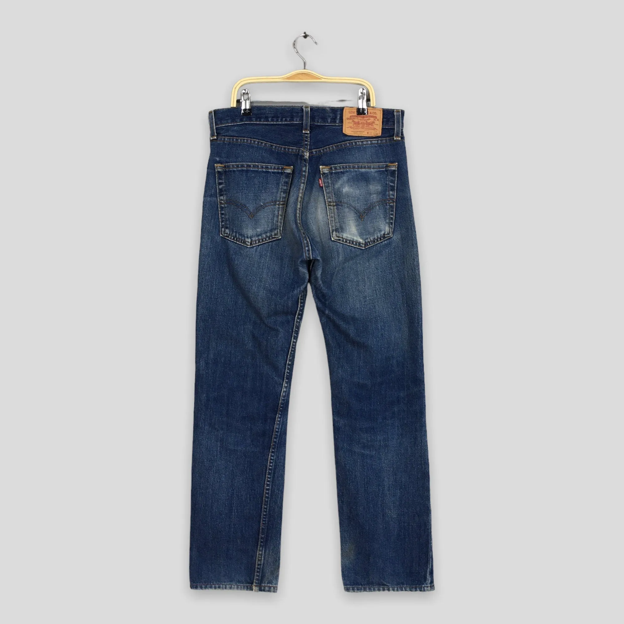Levi's 505 Faded Blue Light Wash Jeans Size 31x29.5