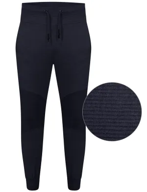 Mens Brendon Qutory Cuffed Joggers in Navy