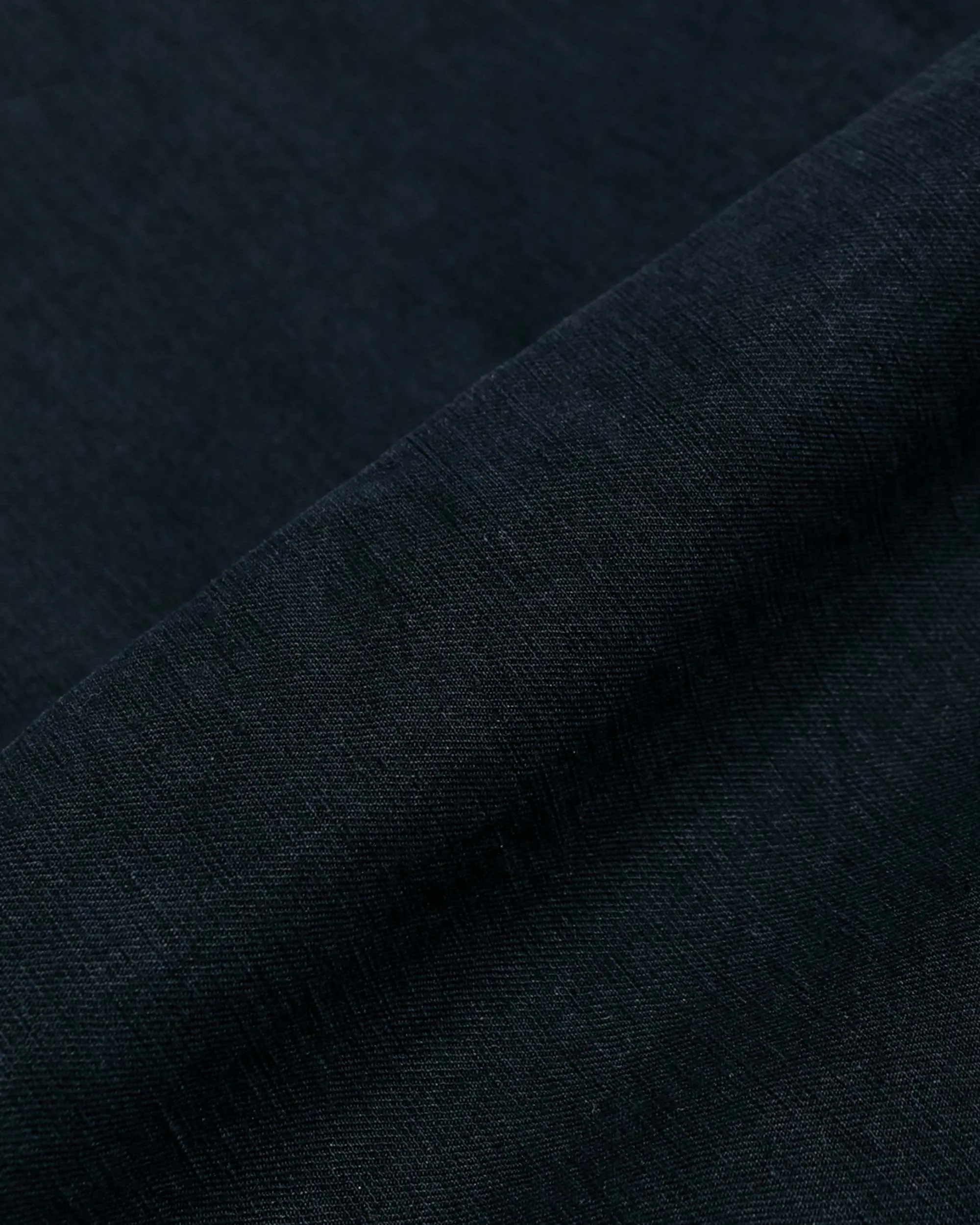 Norse Projects Ezra Relaxed Cotton Linen Trouser Dark Navy