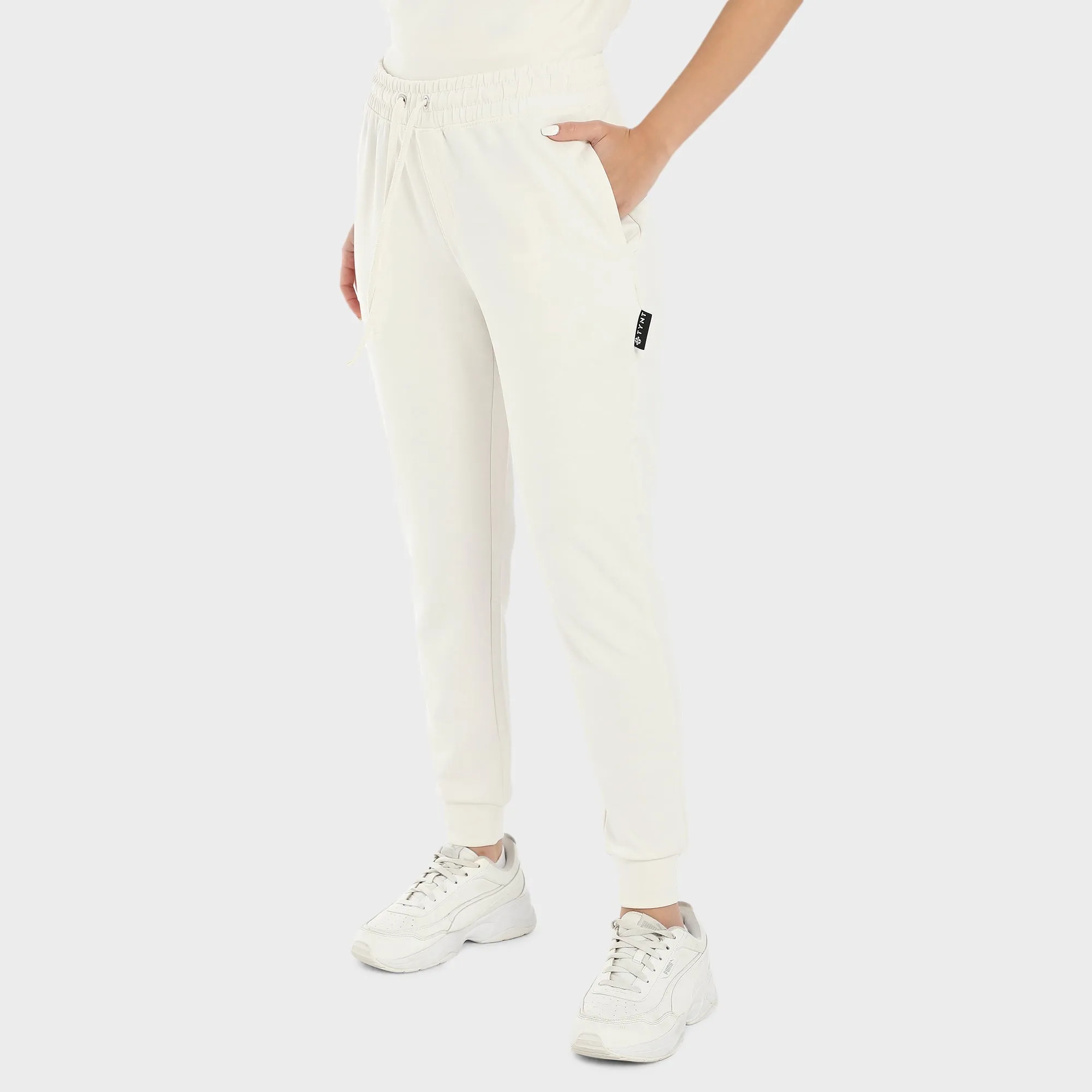 Premium Joggers For Women - White