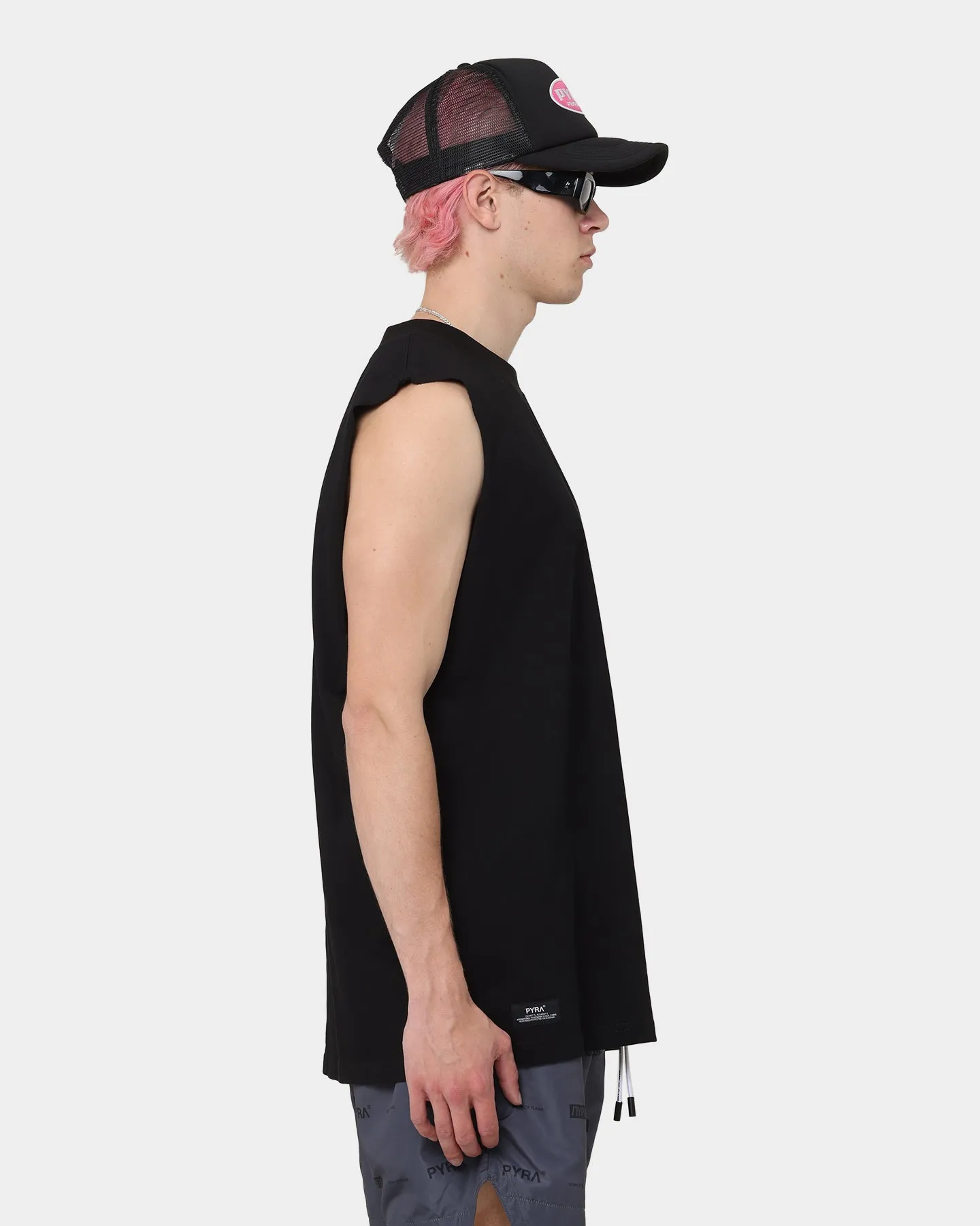 PYRA Micro Elements Tank T-Shirt Black/White