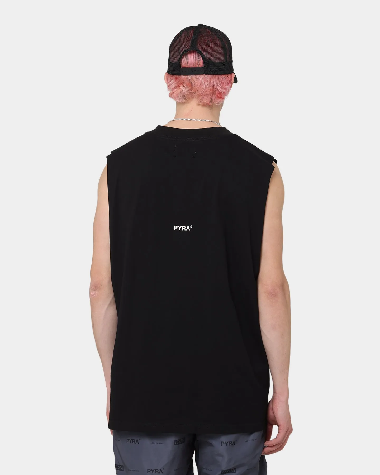 PYRA Micro Elements Tank T-Shirt Black/White