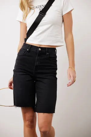 Rebecca Bermuda Shorts in Black - FINAL SALE