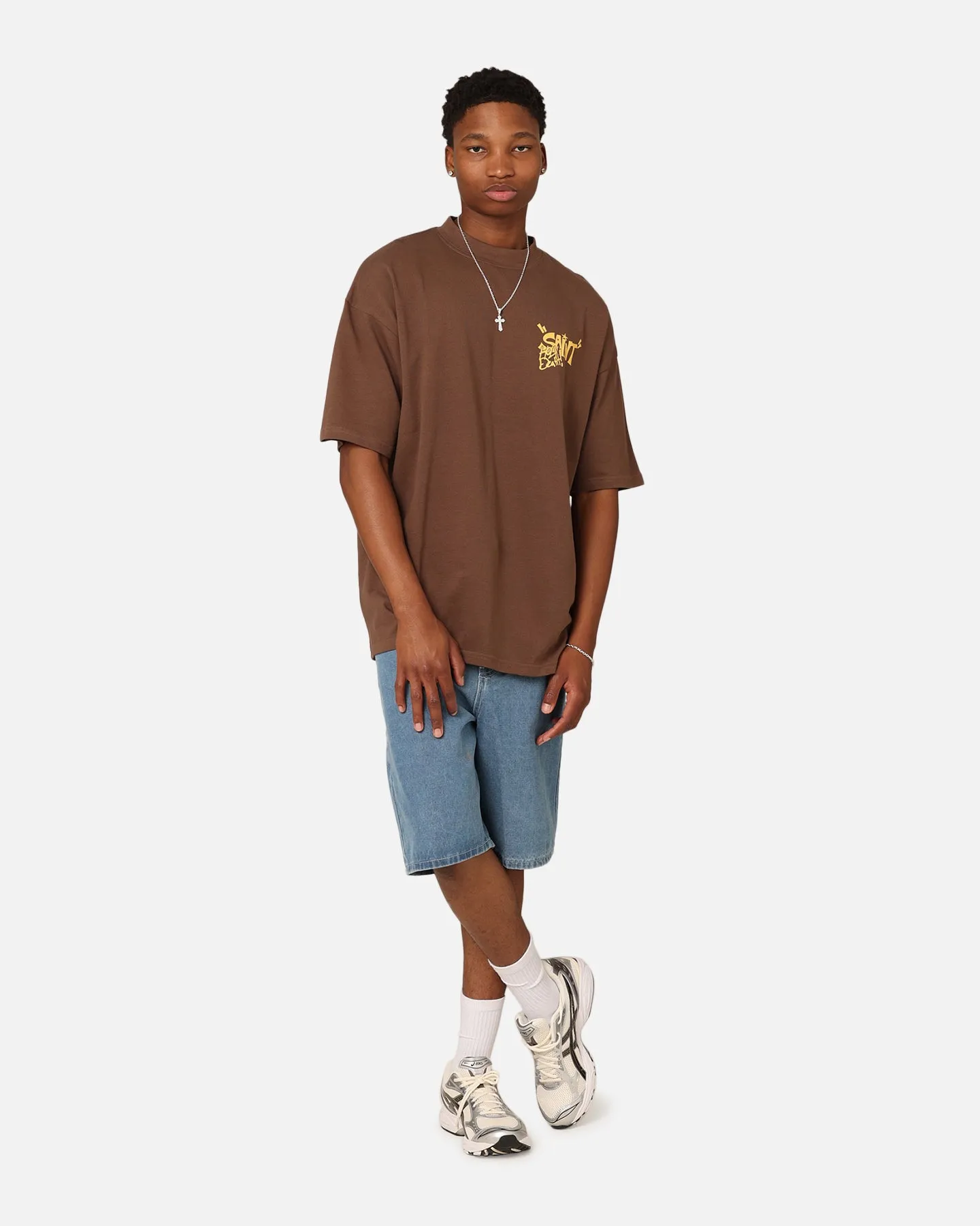 Saint Morta Holy Death T-Shirt Brown