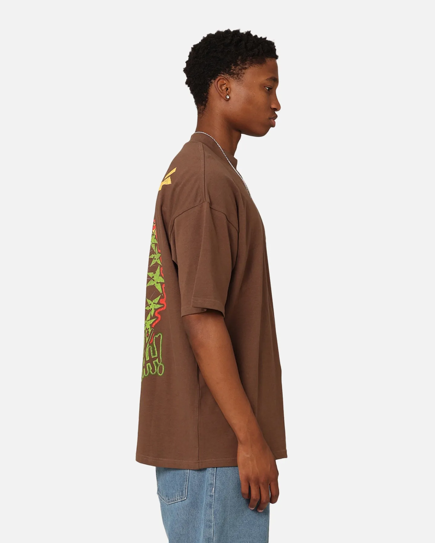 Saint Morta Holy Death T-Shirt Brown