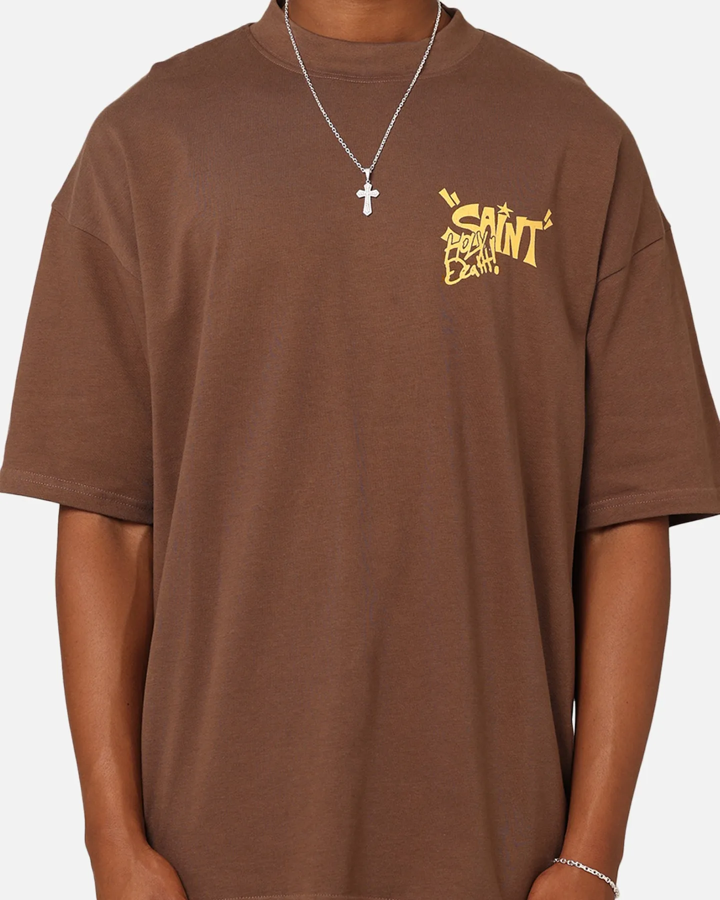 Saint Morta Holy Death T-Shirt Brown