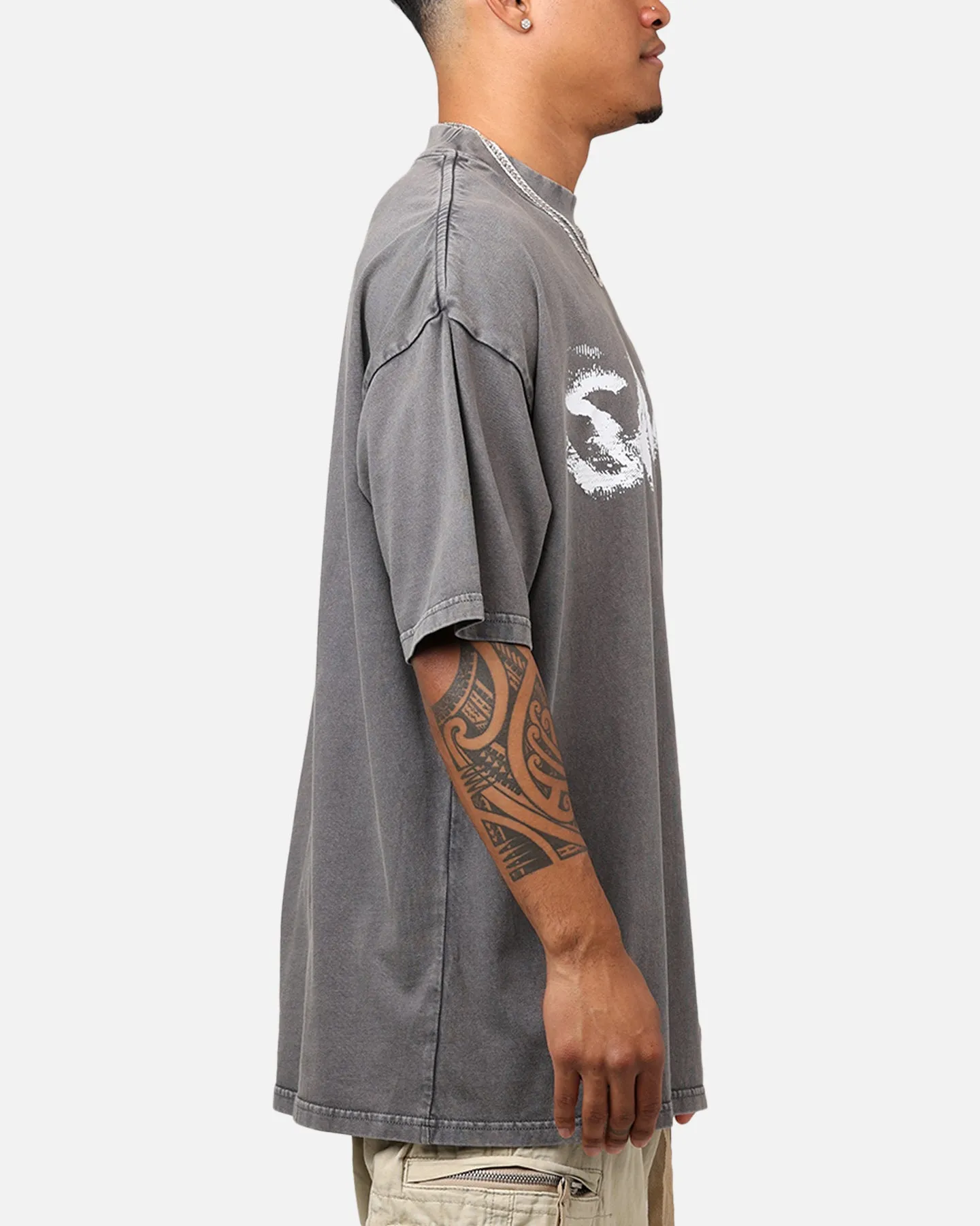 Saint Morta System Overload T-Shirt Washed Charcoal