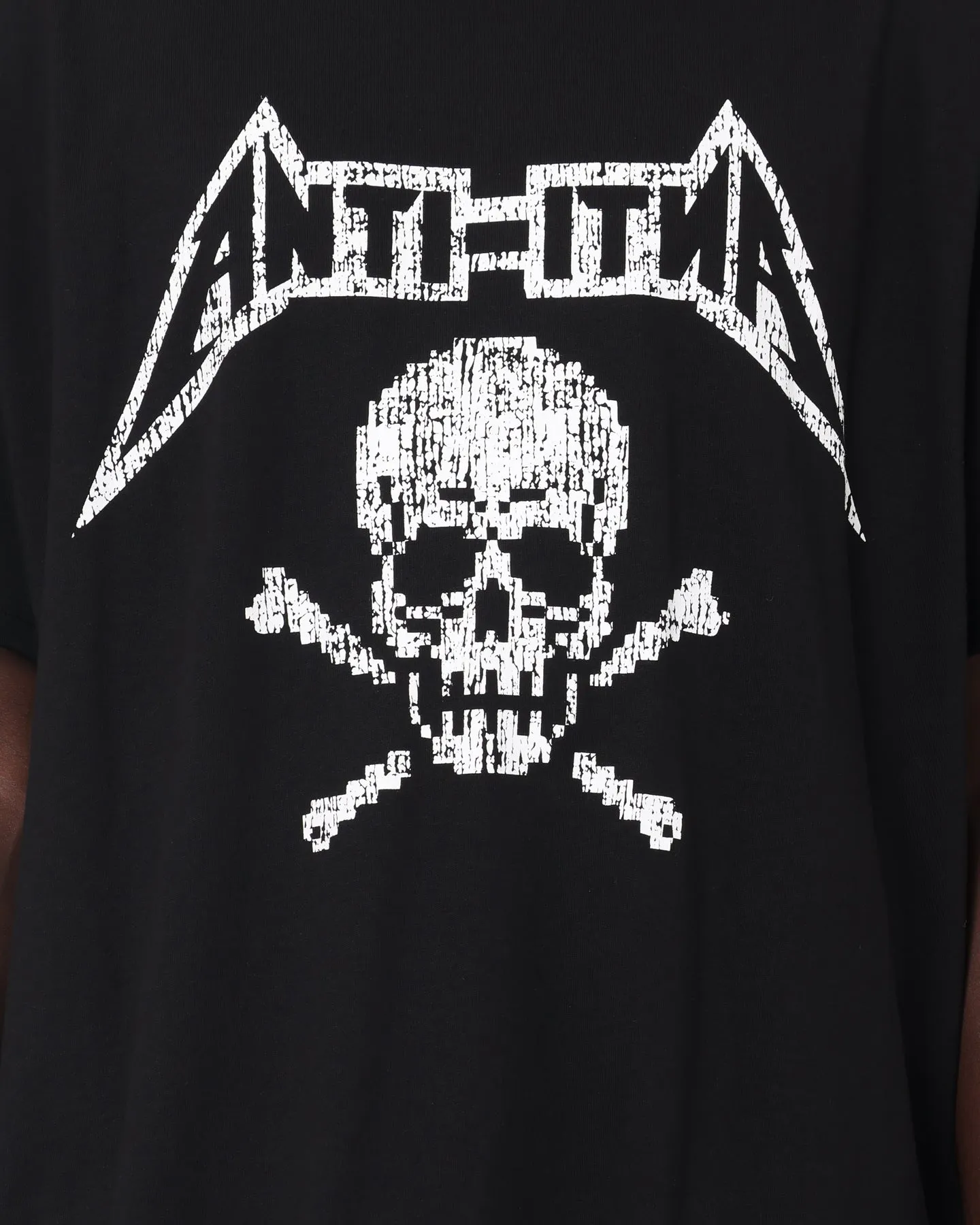The Anti Order Death Metal Oversized T-Shirt Black/White