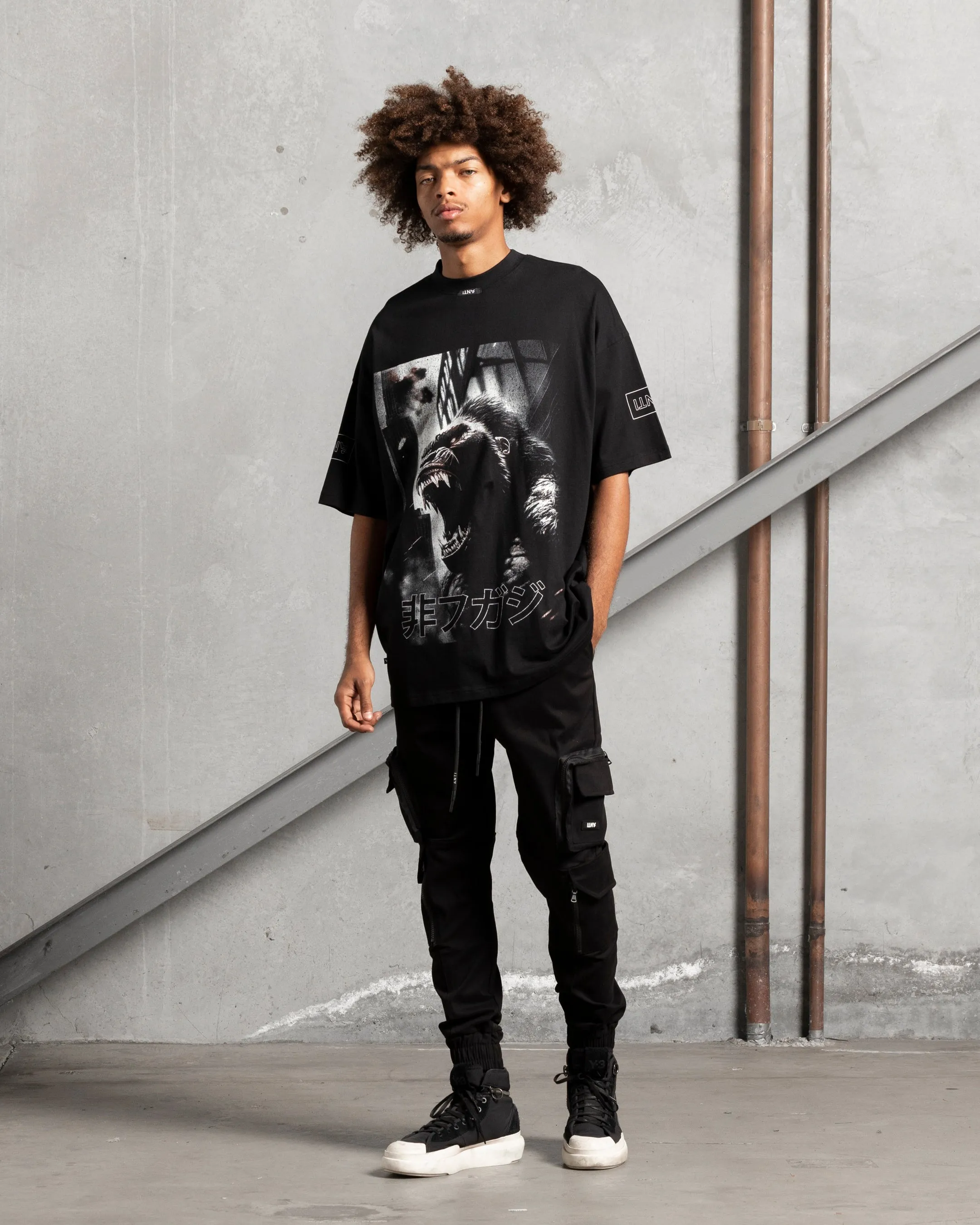 The Anti Order Killa Gorilla T-Shirt Black