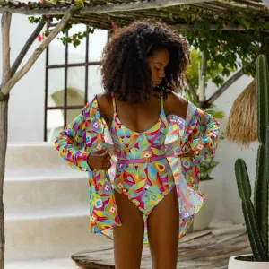 The Caribbean - Women's Long Sleeve Resort Shirt
