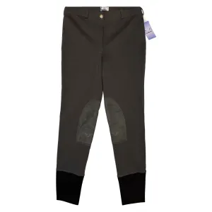 TuffRider Starter Pull-On Breeches in Dark Charcoal - Women's 34