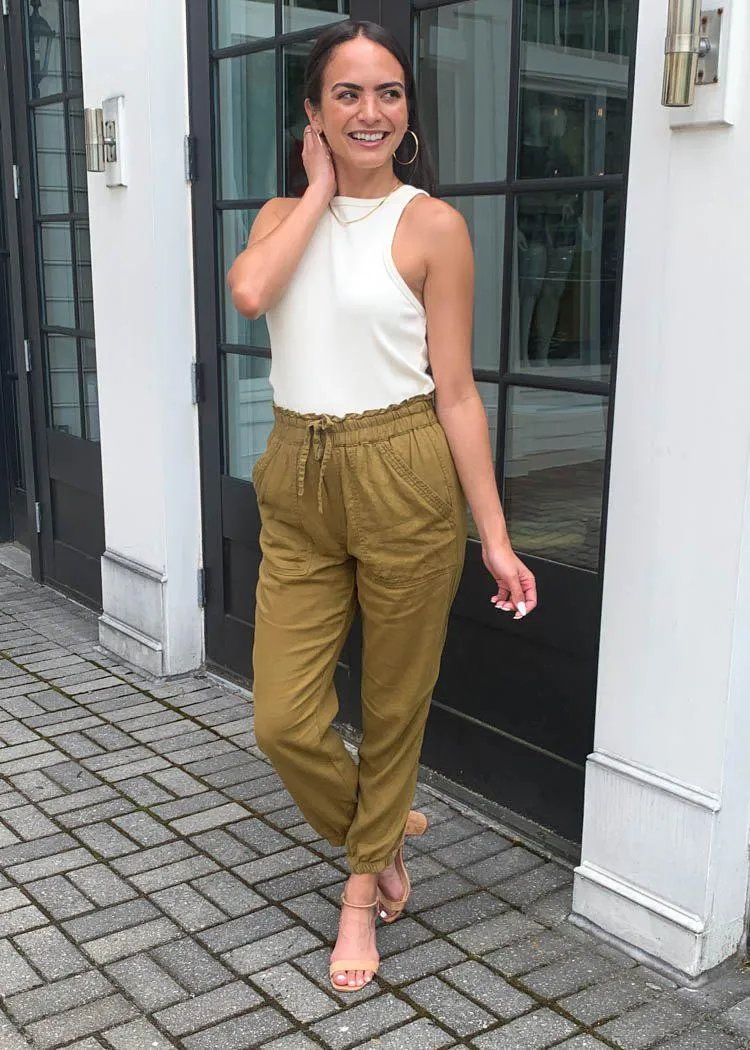 Velvet Heart Jemmy Linen Blend Joggers