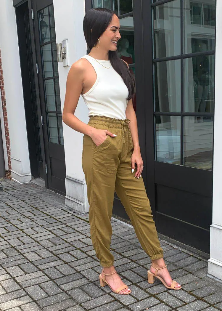 Velvet Heart Jemmy Linen Blend Joggers